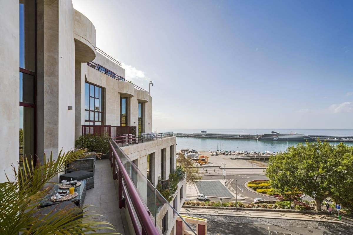 Funchalo miesto centras, vaizdas į uostą – apartamentai The Boats 1