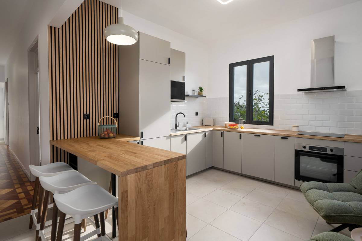 Namas – 2 miegamųjų apartamentai su terasa 2